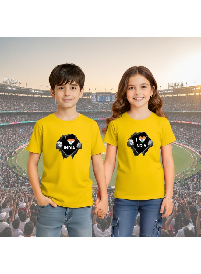 India Cricket World Fans Tshirts Supporting The India Jersey Tshirts For Men,Women ,Kids To Win The Cup - Image 4